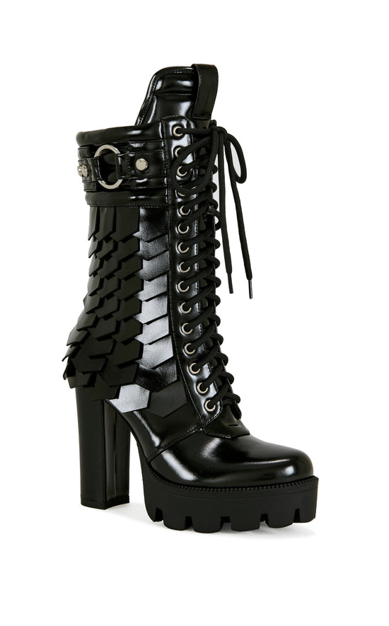 GERNOT-BLACK PLATFORM BOOTIE