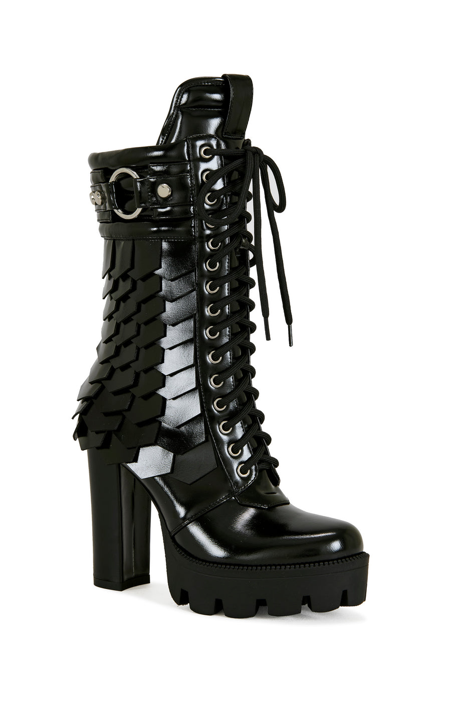 GERNOT-BLACK PLATFORM BOOTIE