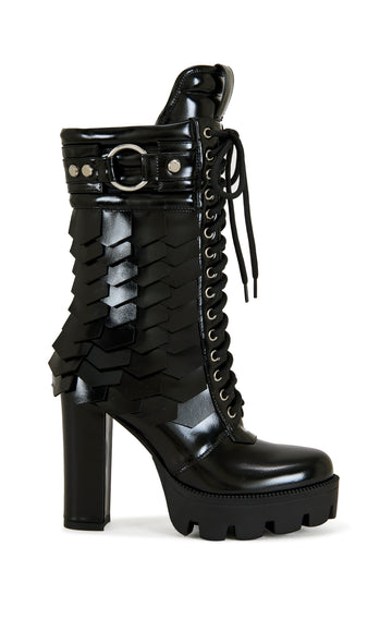 GERNOT-BLACK PLATFORM BOOTIE