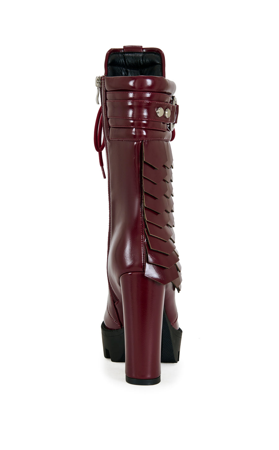 GERNOT-BURGUNDY PLATFORM BOOTIE