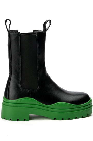 GHOSTED GREEN CHELSEA BOOT