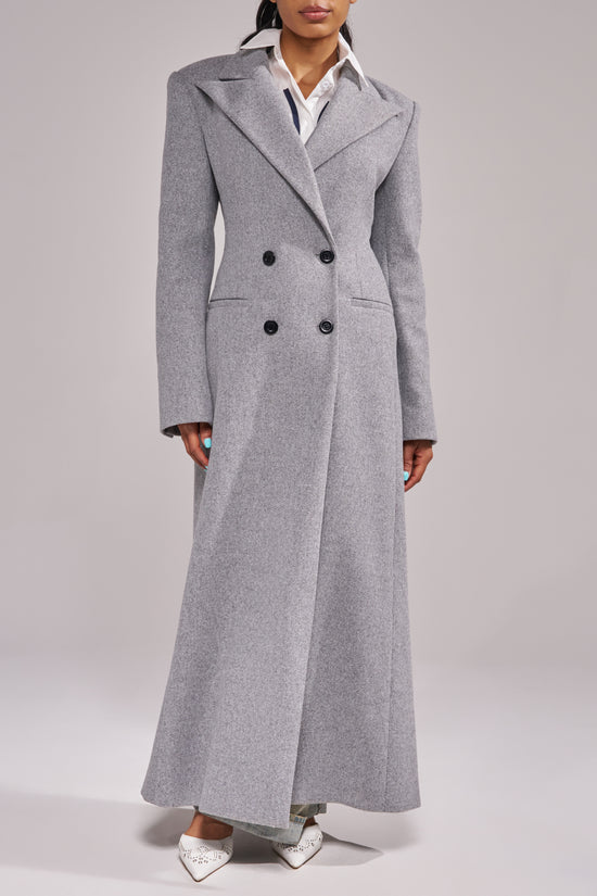 HALOIR-GREY TRENCH COAT