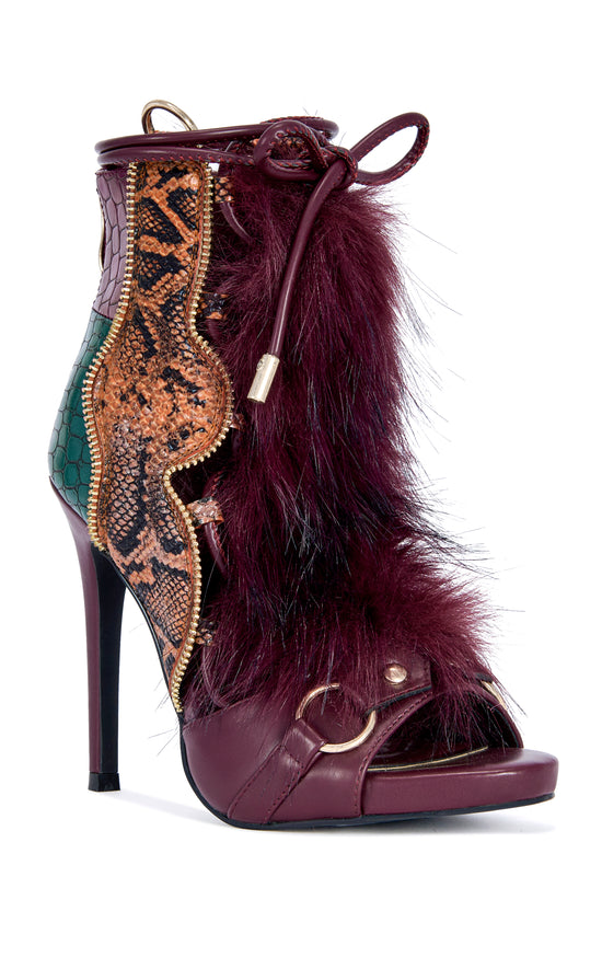 HEATHER-BURGUNDYMULTI STILETTO SANDAL