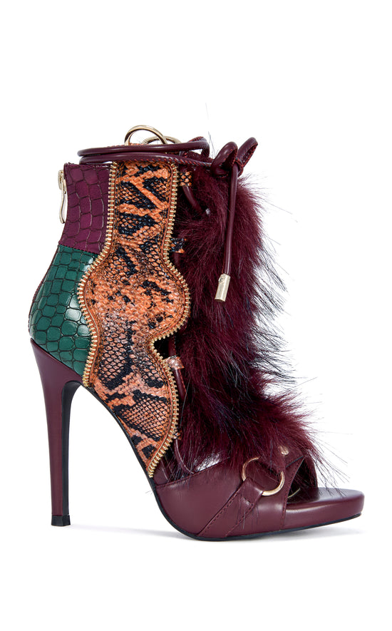 HEATHER-BURGUNDYMULTI STILETTO SANDAL