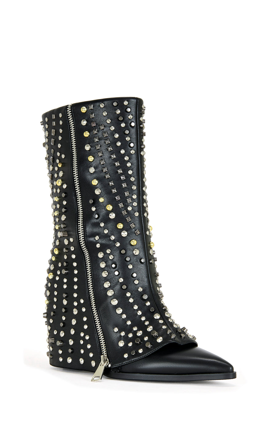 HEMATINE-BLACK WESTERN BOOTIE
