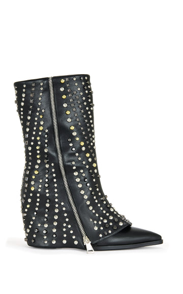 HEMATINE-BLACK WESTERN BOOTIE