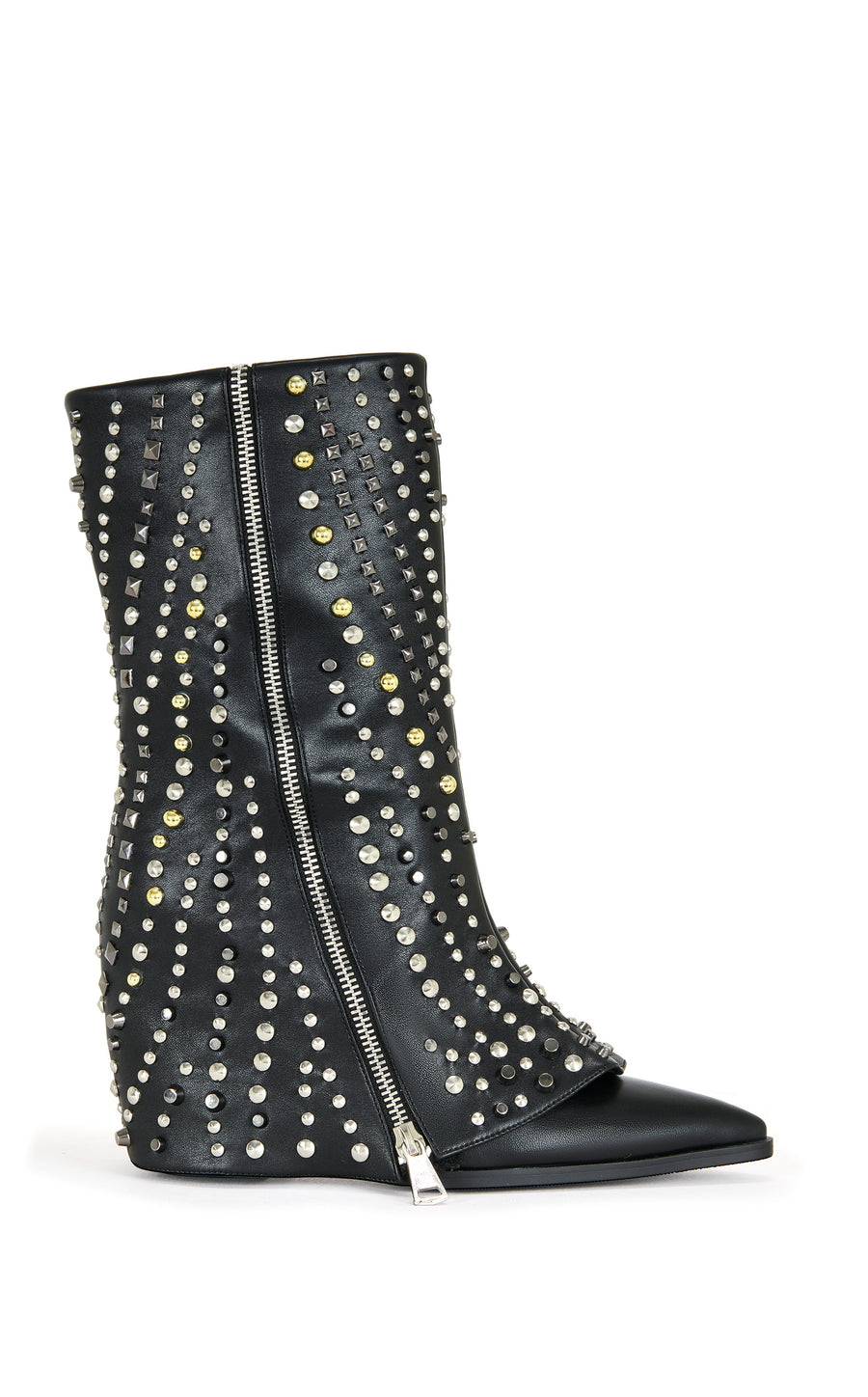 HEMATINE-BLACK WESTERN BOOTIE