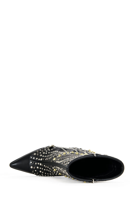 HEMATINE-BLACK WESTERN BOOTIE