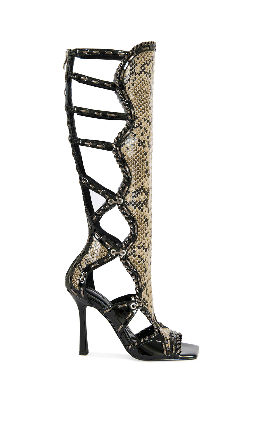 INDRANIHIGH-BLACK STILETTO SANDAL