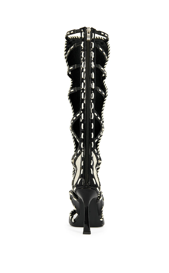 INDRANIHIGH-ZEBRA STILETTO SANDAL | AZALEA WANG
