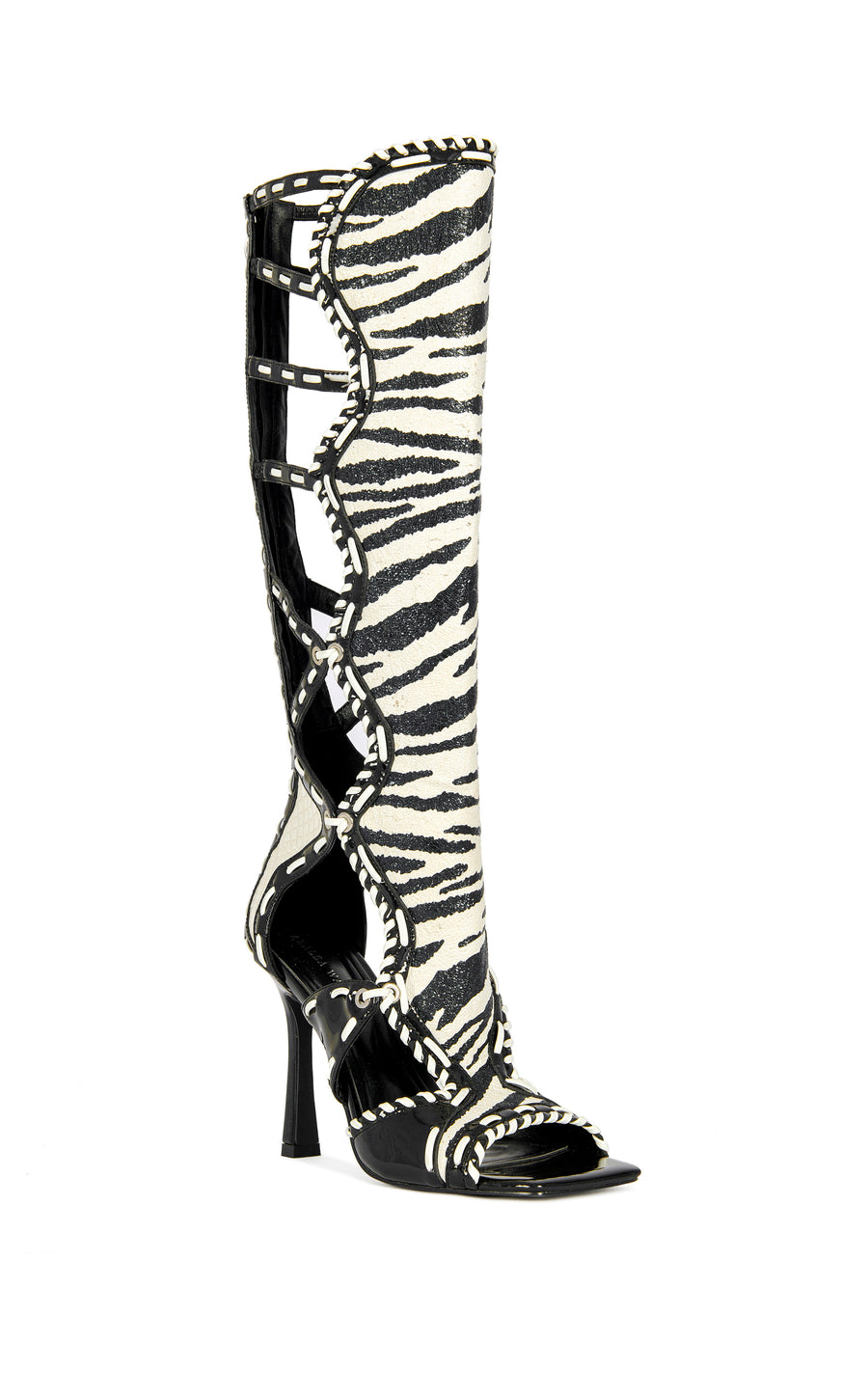 INDRANIHIGH-ZEBRA STILETTO SANDAL | AZALEA WANG