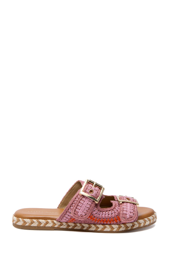 PACORRO-MAUVE FLAT SANDAL