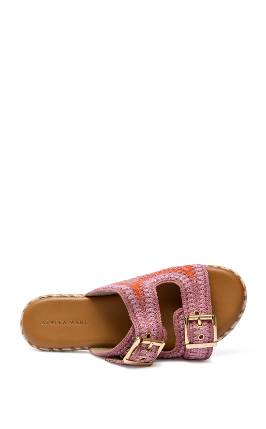 PACORRO-MAUVE FLAT SANDAL