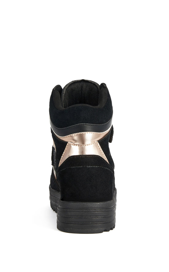 JOJO-BLACKMULTI PLATFORM SNEAKER