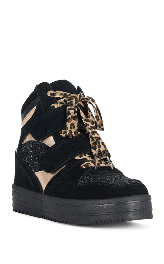JOJO-BLACKMULTI PLATFORM SNEAKER