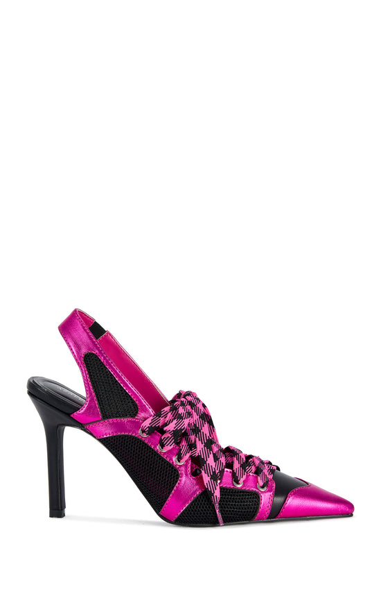 JORDAN-PINK SLINGBACK STILETTO PUMP