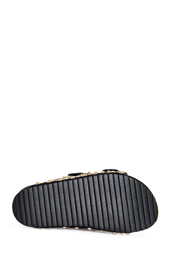 KAEGAN-BLACK FLATFORM SANDAL