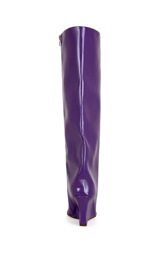 KENYA-PURPLE WEDGE BOOT
