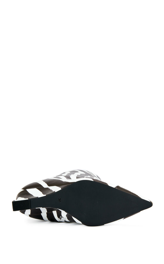 KENYA-ZEBRA WEDGE BOOT
