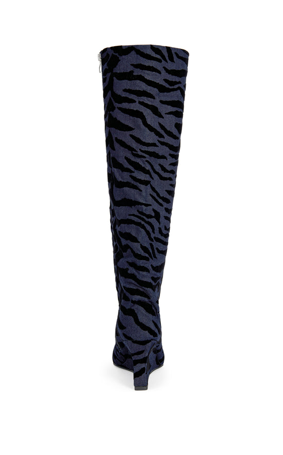 KENYA-DENIMTIGER WEDGE BOOT