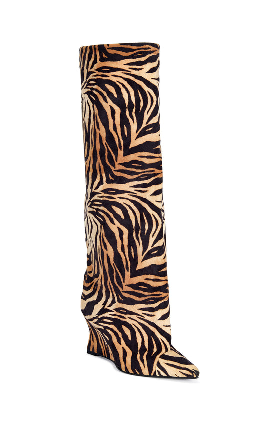 KENYA-TIGER WEDGE BOOT