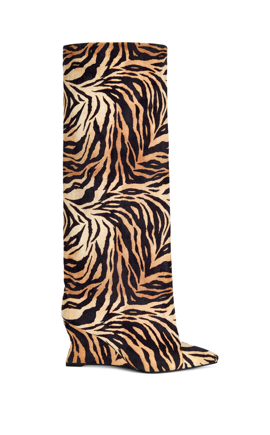 KENYA-TIGER WEDGE BOOT