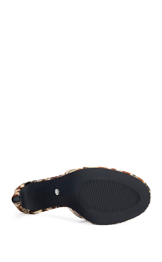 LEWIS-BROWNMULTI CALF HAIR STILETTO SANDAL