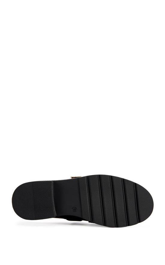 LOX-BLACK GROMMET LOAFER