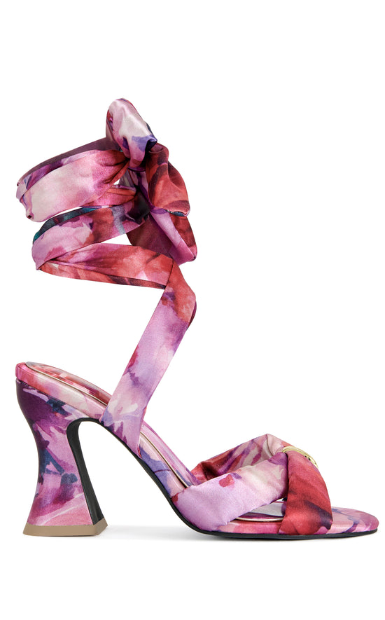 LULABELLE-PURPLE WRAP-AROUND SANDAL HEEL