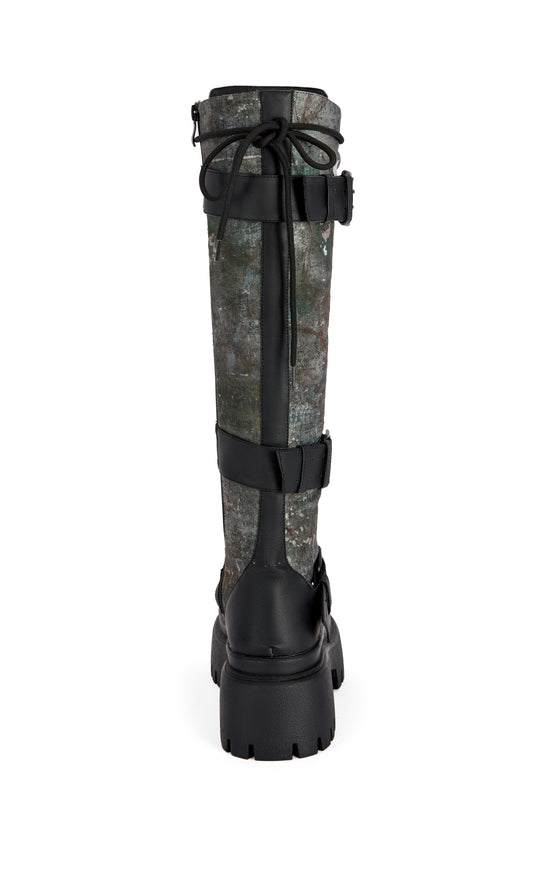 LYRA-CAMO COMBAT PLATFORM BOOT