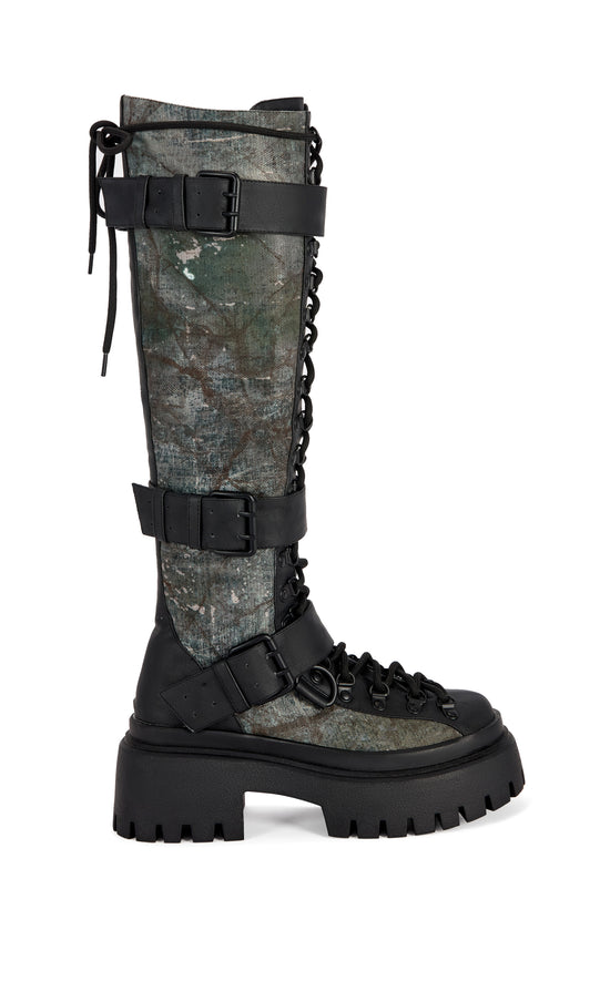 LYRA-CAMO COMBAT PLATFORM BOOT
