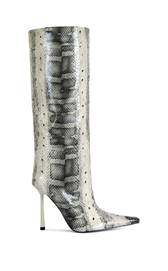 MADEYE-SNAKE STILETTO BOOT