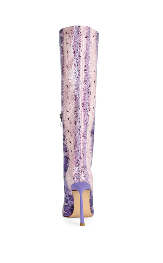 MADEYE-PURPLESNAKE STILETTO BOOT