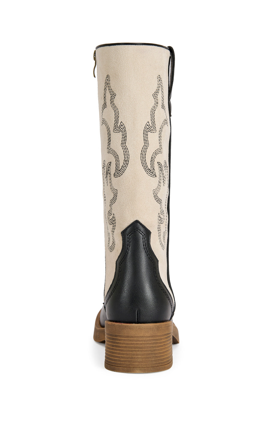 MARIANA-BLACKWHITE FLAT BOOT | AZALEA WANG