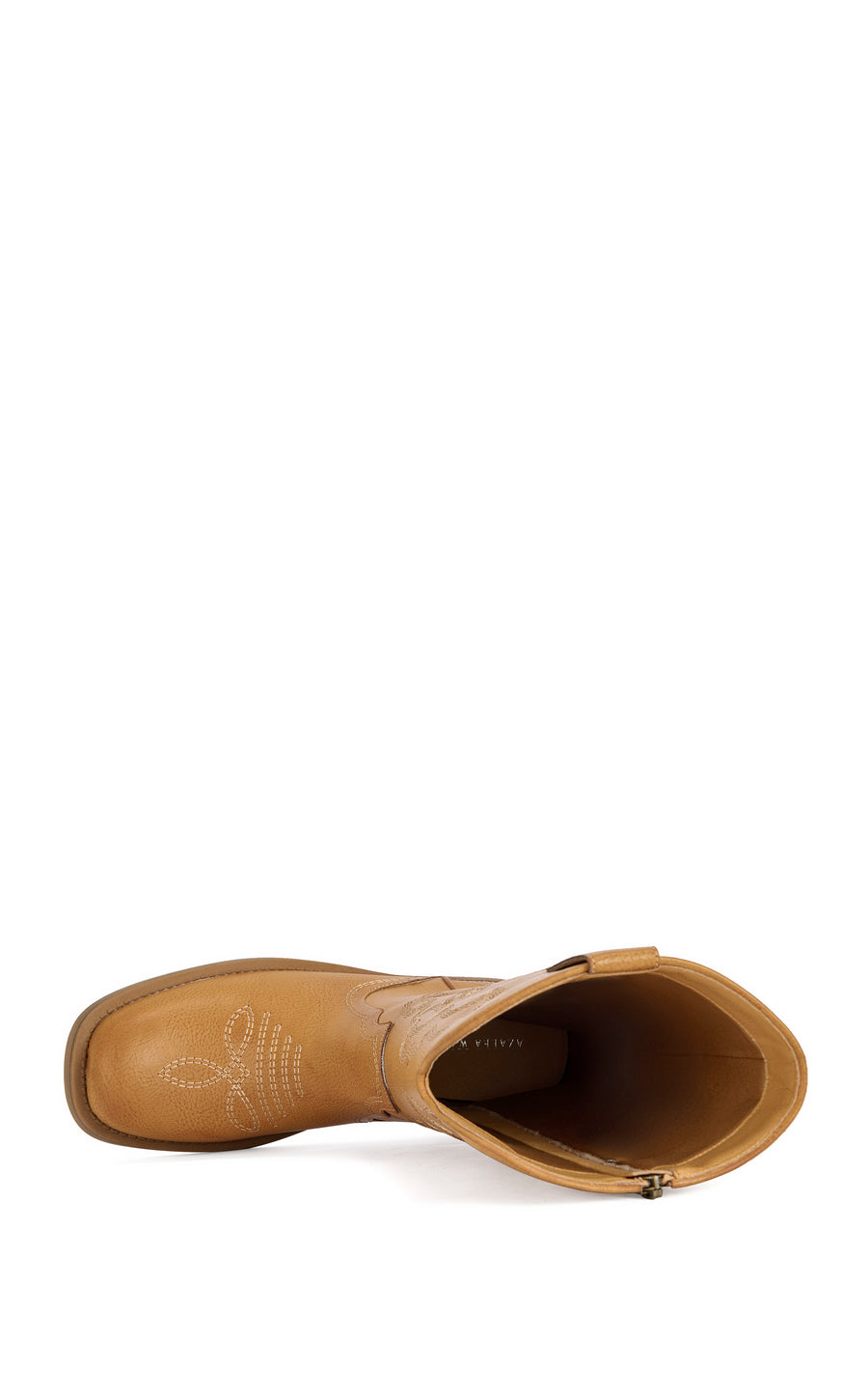 Azalea Wang Women's Mariana Tan Western Boots