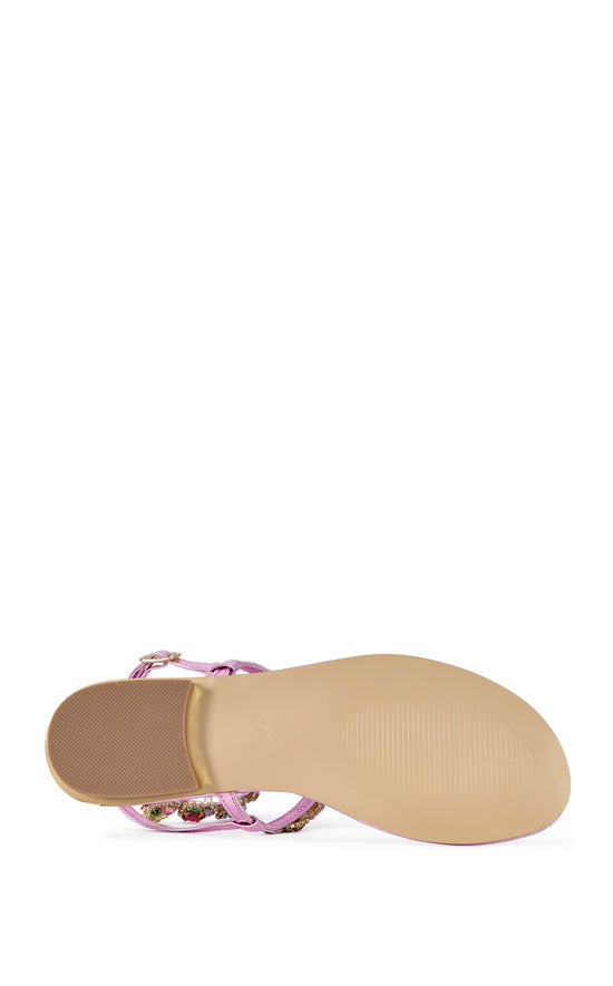 MARINELLA-PINK FLAT SANDAL