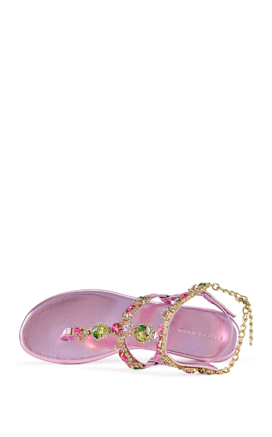 MARINELLA-PINK FLAT SANDAL