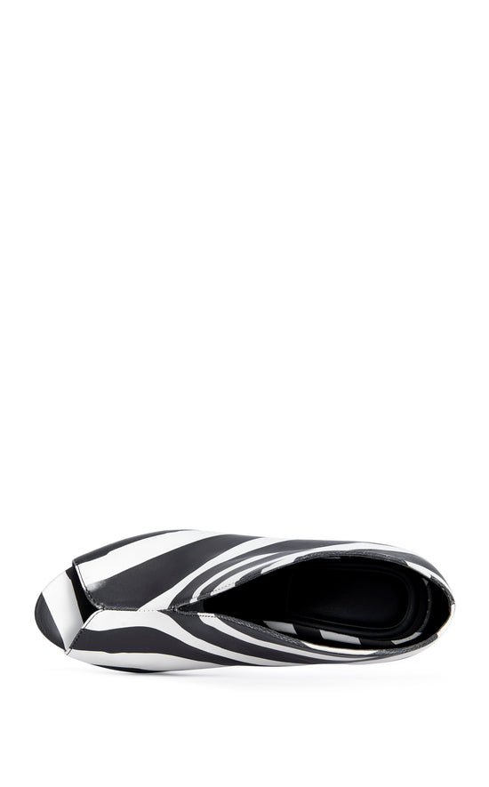 MARISOL-ZEBRA STILETTO BOOTIE