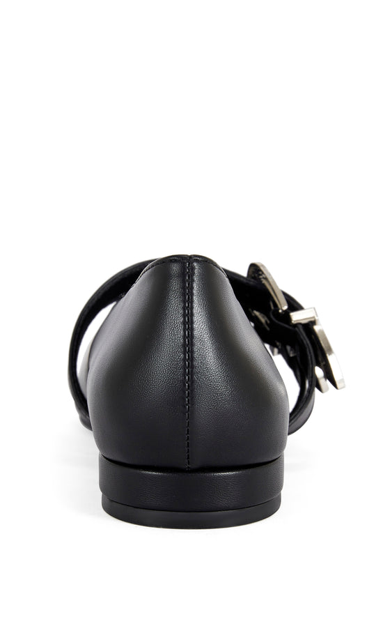 MARIUS-BLACK WESTERN BALLET FLAT
