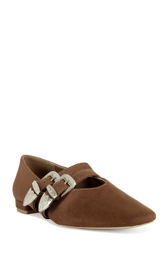 MARIUS-TOBACCO WESTERN BALLET FLAT