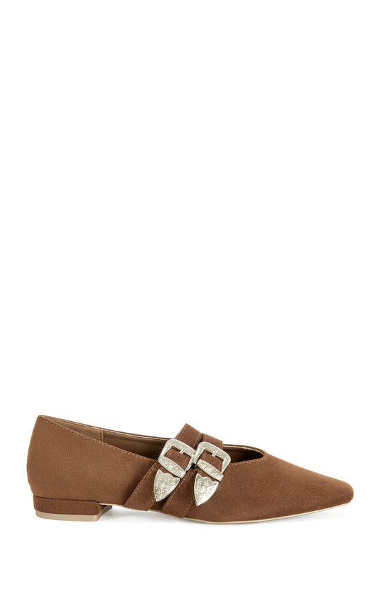 MARIUS-TOBACCO WESTERN BALLET FLAT