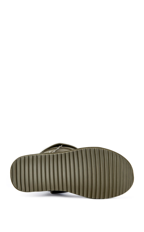 MARLOW-OLIVE KNEE-HIGH FLATFORM BOOT