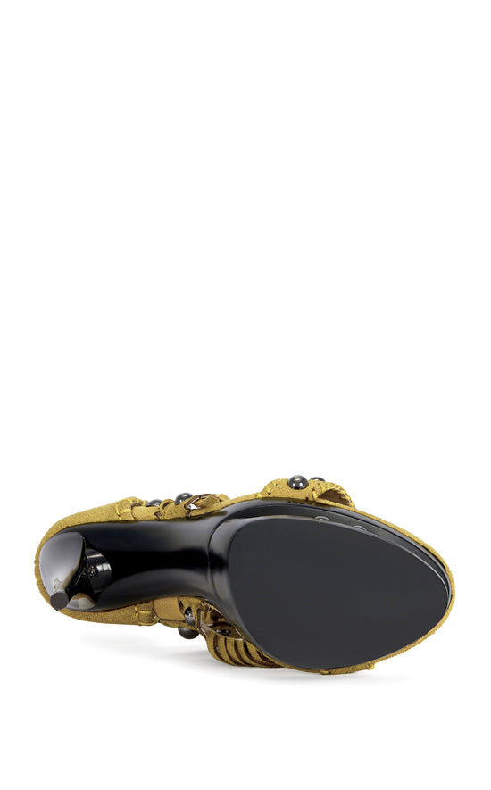 MAROVA-MUSTARD STILETTO SANDAL
