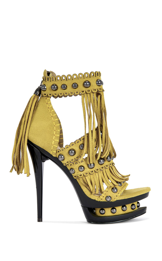 MAROVA-MUSTARD STILETTO SANDAL