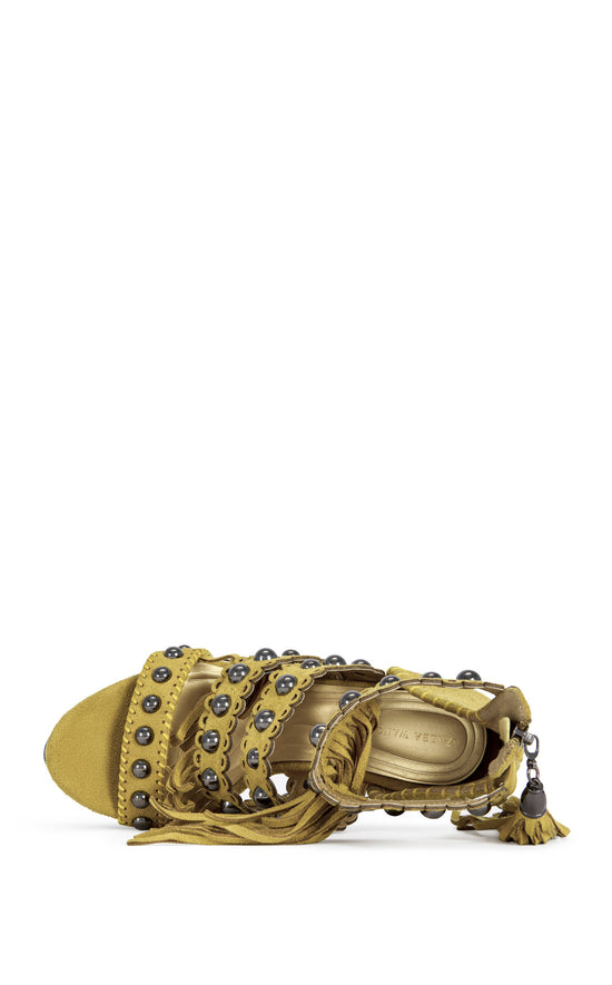 MAROVA-MUSTARD STILETTO SANDAL