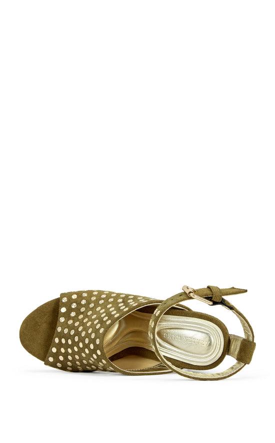 MIROVA-OLIVE PLATFORM WEDGE SANDAL