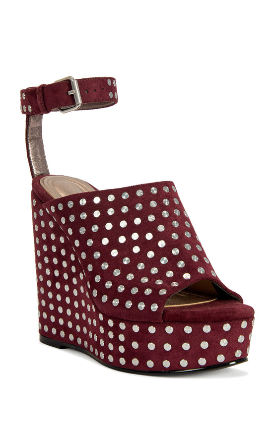 MIROVA-PLUM PLATFORM WEDGE SANDAL