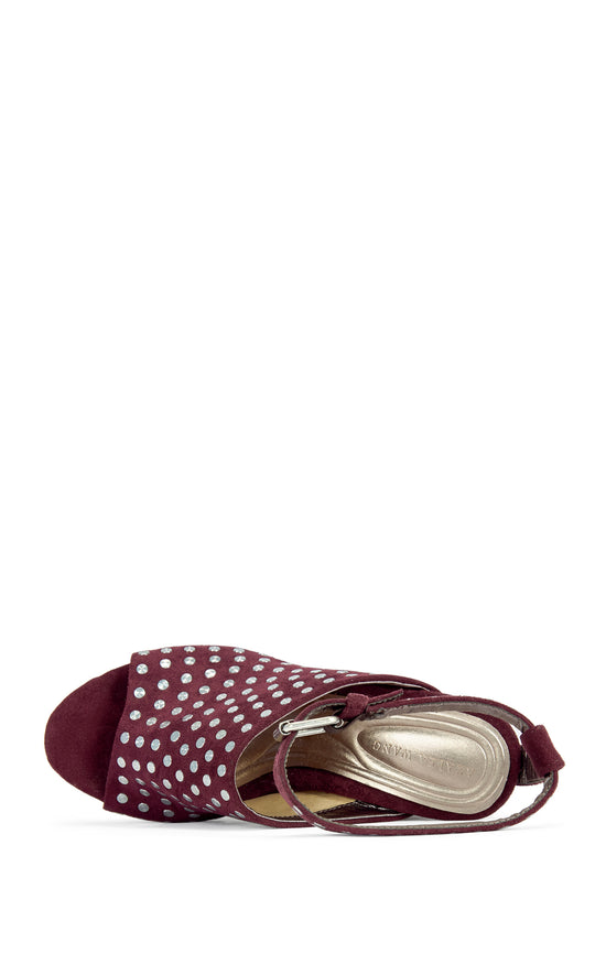 MIROVA-PLUM PLATFORM WEDGE SANDAL