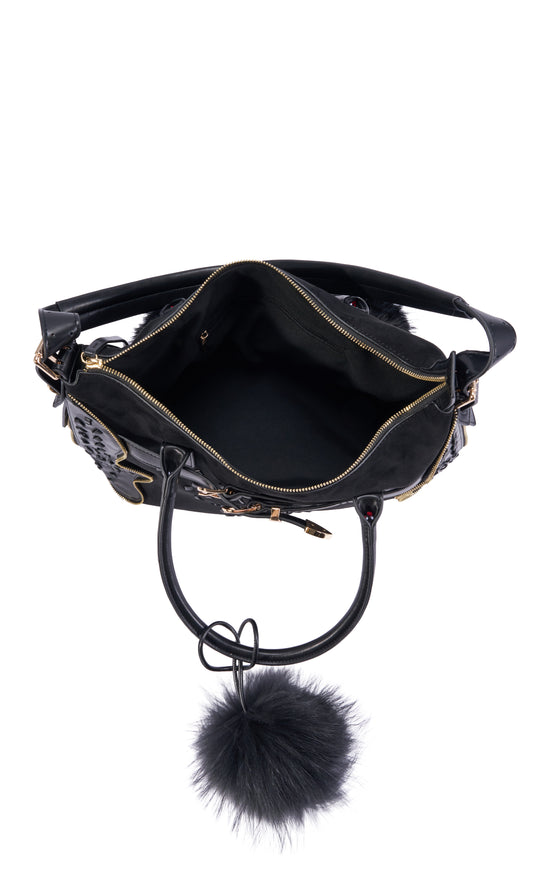 MONIQUE-BLACK HANDBAG