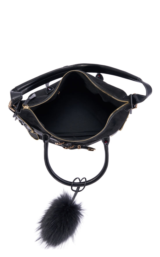 MONIQUE-BLACK HANDBAG